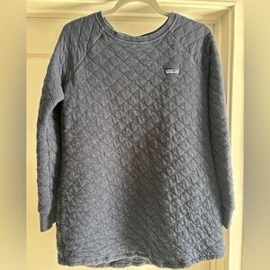 Navy Quilted Patagonia Quilted Pullover